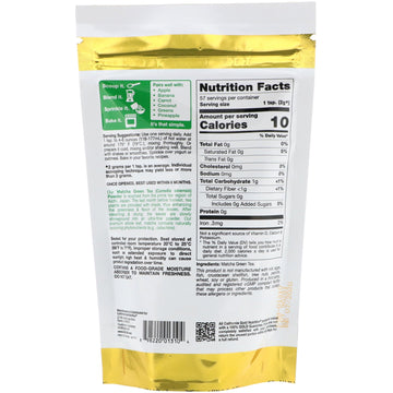 California Gold Nutrition, Superfoods, Organic Matcha Green Tea Powder, 4 oz (114 g)
