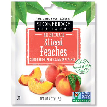Stoneridge Orchards, Sliced Peaches, Dried Tree-Ripened Summer Peaches, 4 oz (113 g)