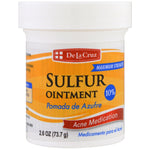 De La Cruz, Sulfur Ointment, Acne Medication, Maximum Strength, 2.6 oz (73.7 g) - The Supplement Shop