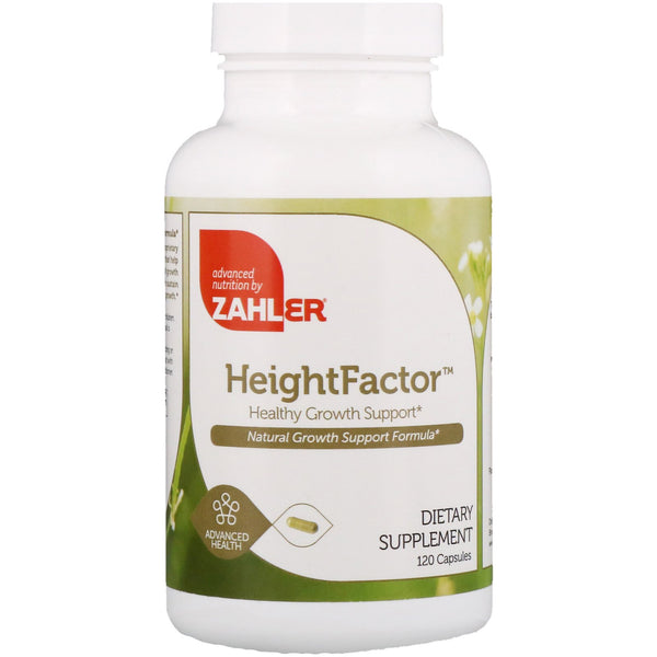 Zahler, Height Factor, Healthy Growth Support, 120 Capsules - The Supplement Shop