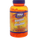 Now Foods, Sports, Arginine & Citrulline, 240 Veg Capsules - The Supplement Shop