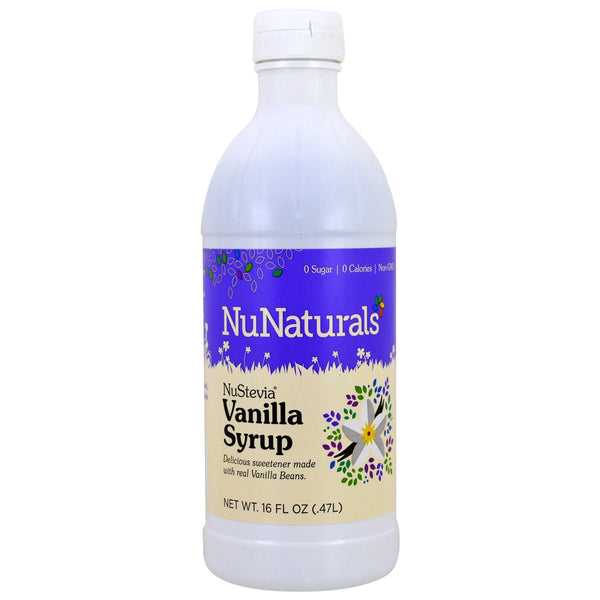 NuNaturals, NuStevia, Vanilla Syrup, 16 fl oz (47 l) - The Supplement Shop