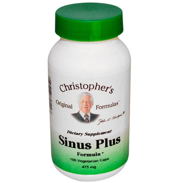 Christopher's Original Formulas, Sinus Plus Formula, 475 mg, 100 Vegetarian Caps
