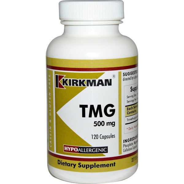 Kirkman Labs, TMG (Trimethylglycine), 500 mg, 120 Capsules - The Supplement Shop