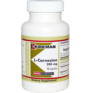 Kirkman Labs, L-Carnosine, 200 mg, 90 Capsules