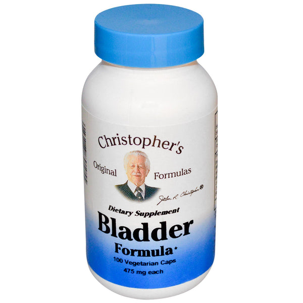 Christopher's Original Formulas, Bladder Formula, 475 mg, 100 Vegetarian Caps - The Supplement Shop