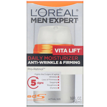 L'Oreal, Men Expert, Vita Lift, Daily Moisturizer, Anti-Wrinkle & Firming, 1.6 fl oz (48 ml)