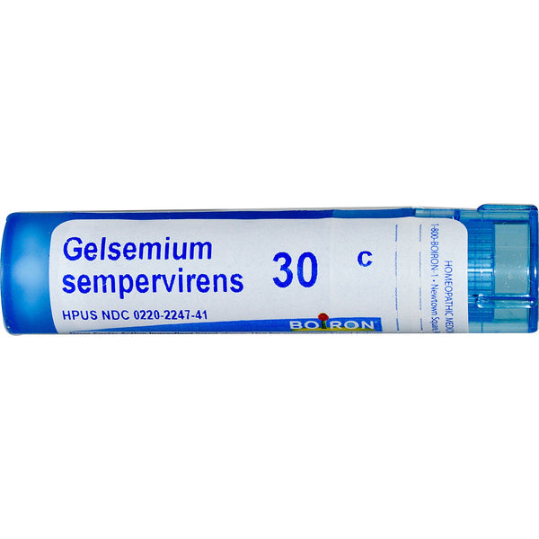 Boiron, Single Remedies, Gelsemium Sempervirens, 30C, Approx 80 Pellets - The Supplement Shop