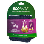 ECOBAGS, Market Collection, String Bag, Long Handle 22 in, Storm Blue, 1 Bag - The Supplement Shop