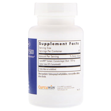 Allergy Research Group, CurcuWIN® 500, 500 mg , 60 Vegetarian Capsules