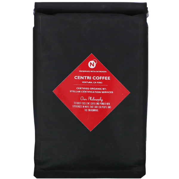 Cafe Altura, Organic Centri Coffee, Colombia, Whole Bean, Chocolate + Caramel + Citrus, 12 oz (340 g) - The Supplement Shop