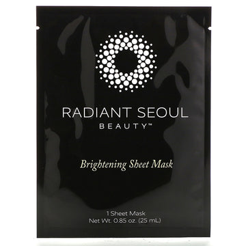 Radiant Seoul, Brightening Sheet Mask, 1 Sheet Mask, 0.85 oz (25 ml)