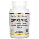 California Gold Nutrition, SUPERBABoost Premium Krill Oil, 1000 mg, 60 Softgels - The Supplement Shop
