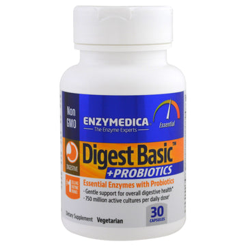 Enzymedica, Digest Basic + Probiotics , 30 Capsules