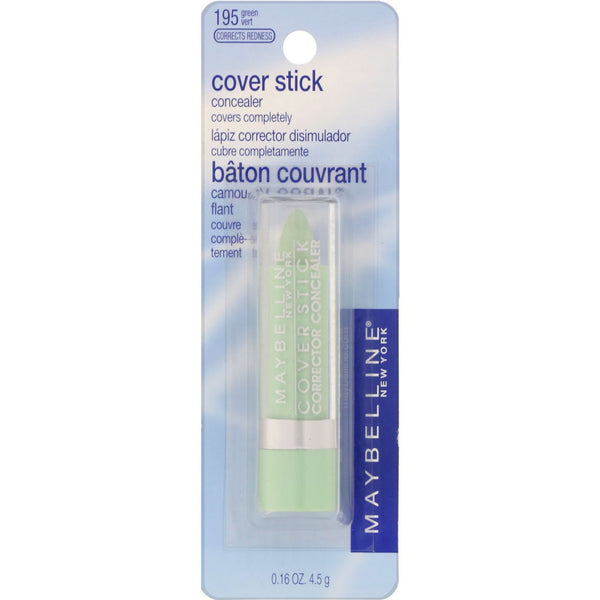 Maybelline, Cover Stick Concealer, 195 Green, 0.16 oz (4.5 g) - The Supplement Shop