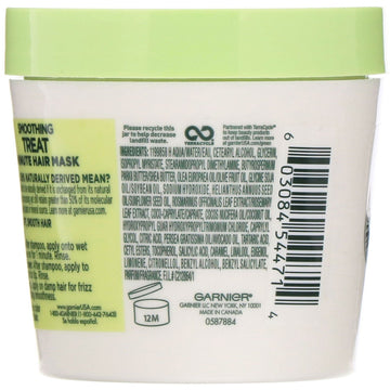 Garnier, Fructis, Smoothing Treat, 1 Minute Hair Mask + Avocado Extract, 3.4 fl oz (100 ml)