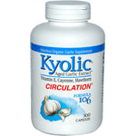 Kyolic, Aged Garlic Extract, Circulation, Formula 106, 300 Capsules - The Supplement Shop