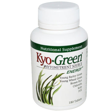Kyolic, Kyo-Green Phytonutrient Source, Energy, 180 Tablets