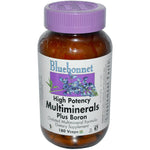 Bluebonnet Nutrition, Multiminerals, Plus Boron, 180 Vcaps - The Supplement Shop