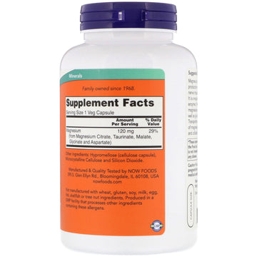 NOW Foods, Magnesium Transporters, 180 Veg Capsules