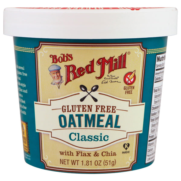 Bob's Red Mill, Oatmeal, Classic, 1.81 oz (51 g) - The Supplement Shop