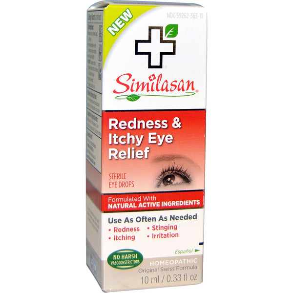 Similasan, Redness & Itchy Eye Relief, 0.33 fl oz (10 ml) - The Supplement Shop