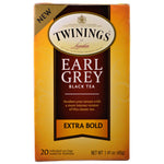 Twinings, Black Tea, Earl Grey, Extra Bold, 20 Tea Bags - 1.41 oz (40 g) - The Supplement Shop