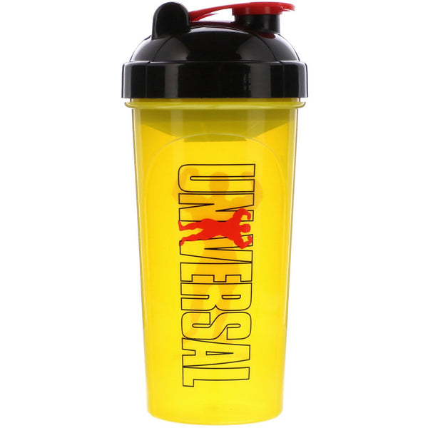 Universal Nutrition, Logo Shaker Cup, Yellow, 30 oz - The Supplement Shop