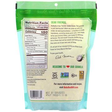 Bob's Red Mill, Homestyle Granola, Coconut Spice, 11 oz (312 g)