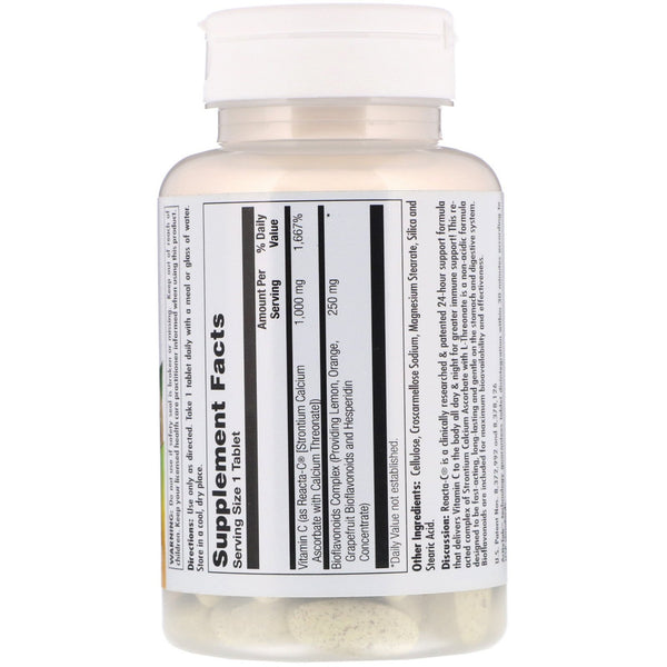 KAL, Reacta-C, 1,000 mg, 60 Tablets - The Supplement Shop