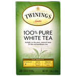 Twinings, 100% Pure White Tea, 20 Tea Bags, 1.06 oz (30 g) Each - The Supplement Shop