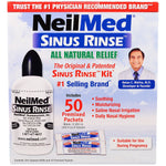 NeilMed, The Original & Patented Sinus Rinse Kit, 50 Premixed Packets, 1 Kit - The Supplement Shop