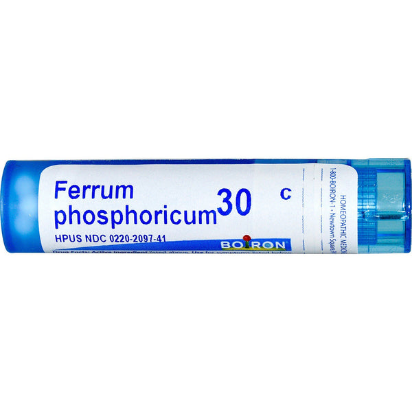 Boiron, Single Remedies, Ferrum Phosphoricum, 30C, 80 Pellets - The Supplement Shop