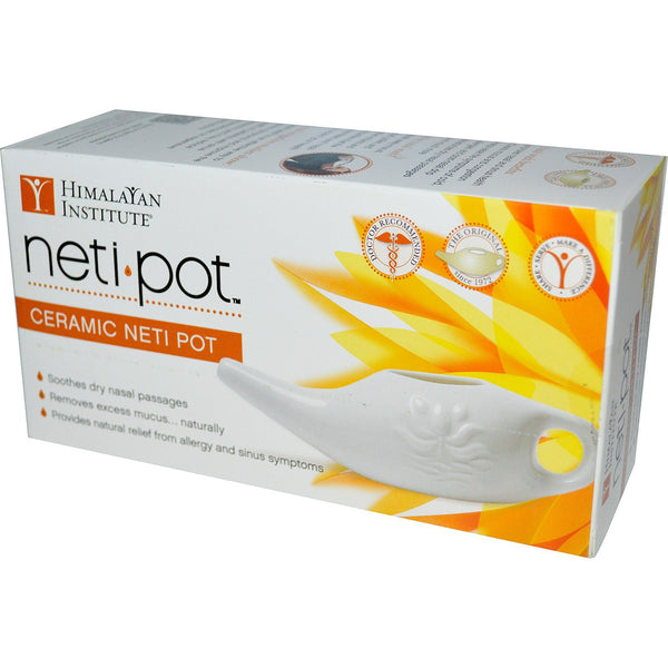 Himalayan Institute, Ceramic Neti Pot, 1 Pot - The Supplement Shop