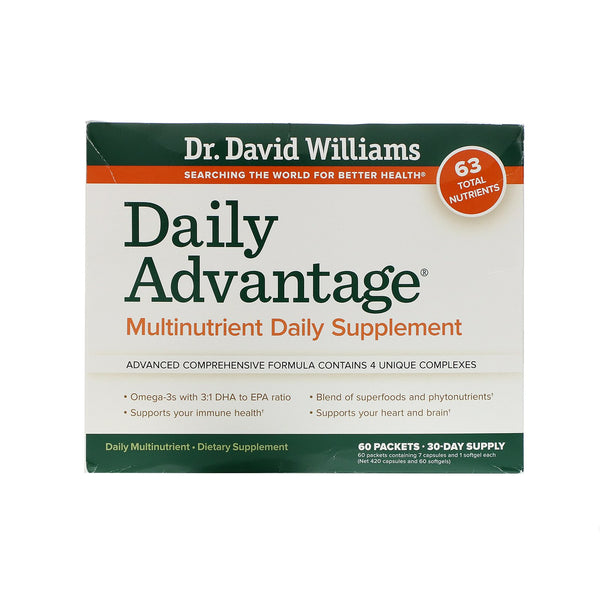 Dr. Williams, Daily Advantage, Multinutrient Daily Supplement, 60 Packets - The Supplement Shop