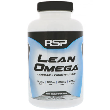RSP Nutrition, LeanOmega, Omegas + Weight Loss, 120 Softgels