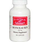 Ecological Formulas, Monolaurin, 600 mg, 90 Capsules - The Supplement Shop