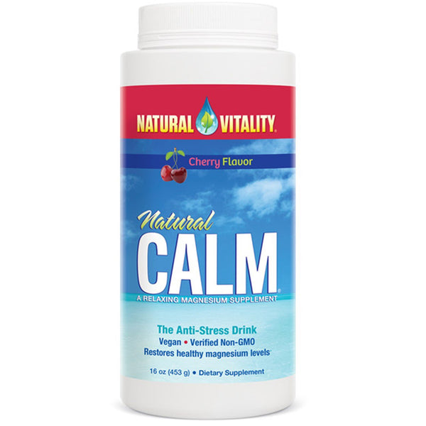 Natural Vitality, Natural Calm, The Anti-Stress Drink, Cherry Flavor, 16 oz (453 g) - The Supplement Shop