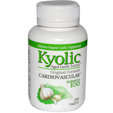 Kyolic, Cardiovascular, Formula 100, 200 Tablets