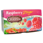Celestial Seasonings, Herbal Tea, Caffeine Free, Raspberry Zinger, 20 Tea Bags, 1.6 oz (45 g) - The Supplement Shop