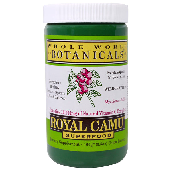 Whole World Botanicals, Royal Camu Powder, 3.5 oz (100 g) - The Supplement Shop