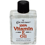 Cococare, 100% Vitamin E Oil, .5 fl oz (15 ml) - The Supplement Shop