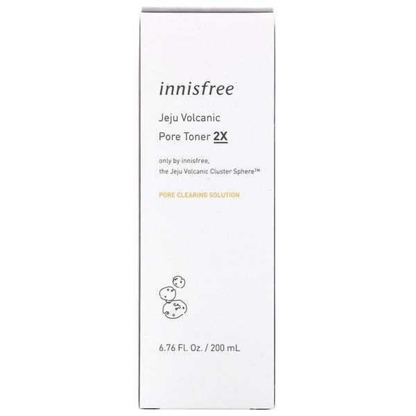 Innisfree, Jeju Volcanic Pore Toner 2X, 6.76 fl oz (200 ml) - The Supplement Shop