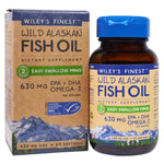 Wiley's Finest, Wild Alaskan Fish Oil, Easy Swallow Minis, 450 mg, 60 Softgels - The Supplement Shop