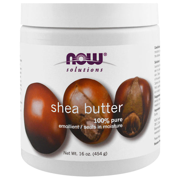 Now Foods, Solutions, Shea Butter, 16 fl oz (454 g) - The Supplement Shop