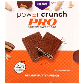 BNRG, Power Crunch Protein Energy Bar, PRO, Peanut Butter Fudge, 12 Bars, 2 oz (58 g) Each