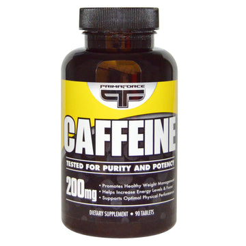 Primaforce, Caffeine, 200 mg, 90 Tablets