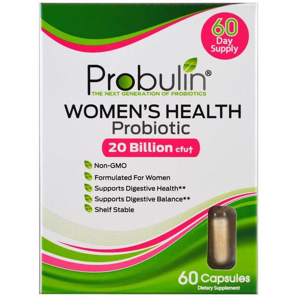 Probulin, Women's Health, Probiotic , 60 Capsules - The Supplement Shop