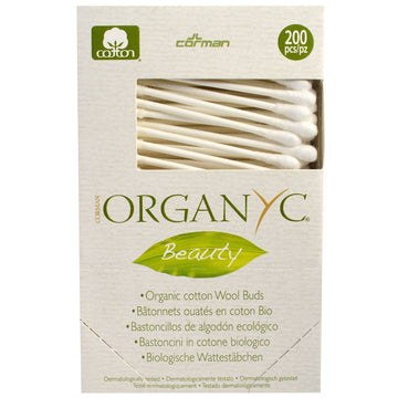 Organyc, Beauty, Organic Cotton Wool Buds, 200 Pieces