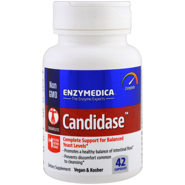 Enzymedica, Candidase, 42 Capsules